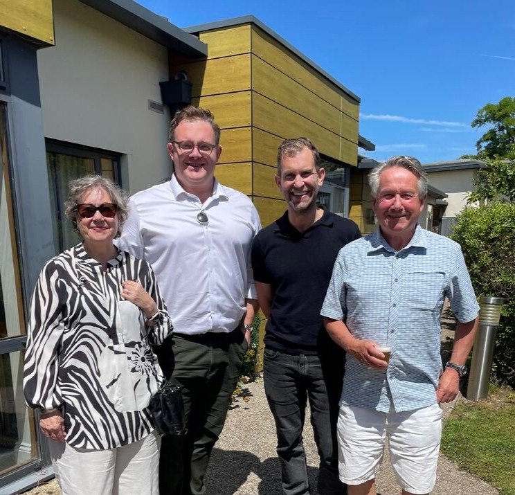 Trustees with CEO Adam Rees