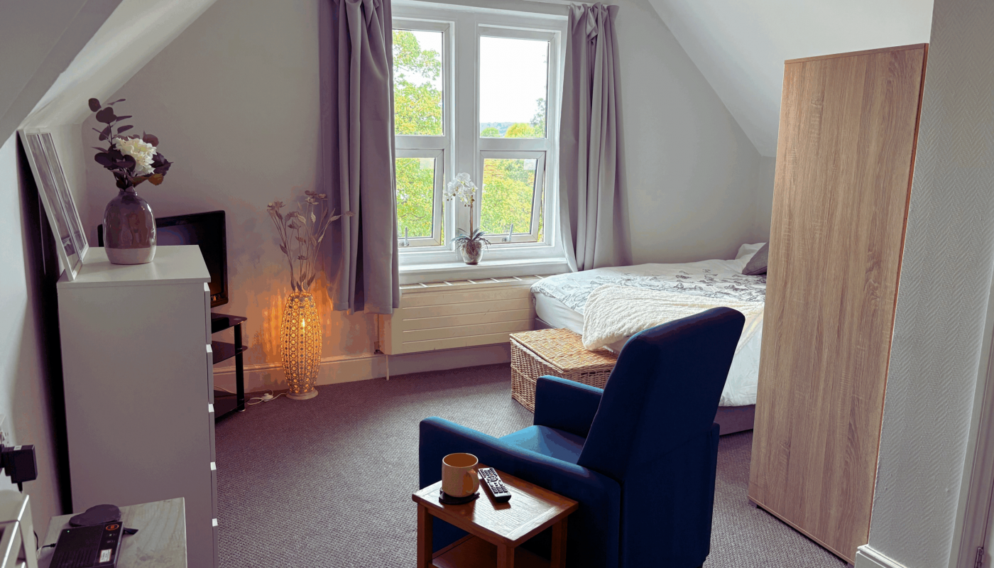 Henleaze room 19 window view